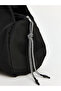 Women's Shoulder Bag with Drawstring Detail - 4