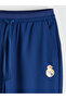 Navy Blue Real Madrid Embroidered Men's Jogger Sweatpants - 3