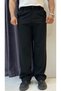 Pleated Baggy Fit Fabric Trousers - 3