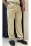 Pleated Baggy Fit Fabric Trousers - 5