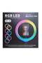 MJ Mj 26 Multicolour RGB LED Soft Ring Light