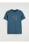 Petrol Crew Neck Printed Combed Cotton Men's T-Shirt (S6) - 5