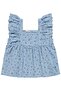 Floral Printed 2-5 Years Old Set - Blue - 3