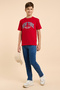 بنطال جينز مغسول بقصّة Slim Fit مع أزرار للإغلاق - 2