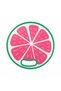 Kitchen chopper, round, fruit pattern, plastic, multicolor, 30 cm - 3