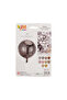 22" Disco Ball Foil Balloon -Silver- Size: 22" - 55 cm