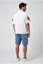 Front And Sleeve Placement Embroidery Half Sleeve Shirt - 5