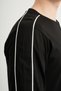 Stripe Agp 4 Men's Top with Long Sleeves and Stripe Detail, Black - 5