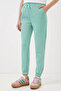 Women's High Waist Mint Sweatpants - 2