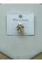 26Ear05 Star Detailed Vip Gold Cartilage Earrings - 2