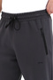 Kingstor I Men's Anthracite Sweatpants with Zipper Pockets - 4
