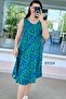 Crew Neck Zero Sleeve Viscose Dress 6Y014 - 3
