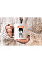 Automatic Orange Printed White Porcelain Mug