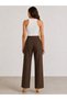 Hayal 27506-26 Women's High Waist Straight-Leg Fabric Trousers Comfortable Fit for Office and Daily Use - 4