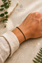Brown Rope Bracelet Adjustable Macrame Unisex Minimal Luck Bracelet - 3