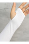 2-Pack Fingerless Arm Sleeves - Flexible, Sweat-Free, for Hijab & Sports Use Package Includes Pair of Black/White Arm Sleeves - 3