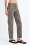 Leopard Patterned Jean Trousers Pn1074 - 2