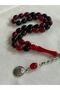 Quality Men's Prayer Beads - 33-Piece Blue Navy Double Color Barley Cut Prayer Beads