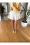 Bloss Layered Mini Skirt - White - 2