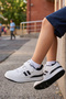 Campuse Unisex White Children's Sports Shoes