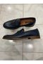 Navy Blue Inside and Outside Genuine Leather Niolite Sole Men's Shoes - 2