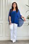 Silk Blouse with Lace Back