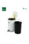 Matt White Steel Round Step Bin 9L - 3
