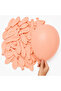 Salmon Color Latex Macaron Balloons (15 cm) - 10 Pieces - 2