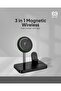 TriFlux 3-in-1 Magnetic Wireless Fast Charger 15W | iOS/Android Compatibility | Smart Charging Technology