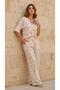 Palm Tree Pattern Pajama Set - 2