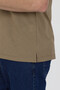 Polo Collar Cotton Pocketless Striped Short Sleeve T-Shirt - 3