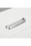 New Allano Dresser with Mirror | Durable Vanity Table | Dressing Makeup Desk | Modern Design Bedroom Furniture L118xW39xH78cm - Cement/White - 4