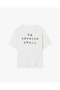 Eazy Unisex Oversize T-Shirt 100% Cotton White Do Nothing Today Printed T-Shirt - 4