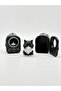 Cat Keychain with Bag and Bag Charm 3D Design Black