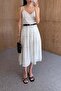 Checkered A-Line Midi Dress - 4