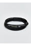 Black Men's Knitted Bracelet