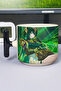 كوب سيراميك فاخر مطبوع عليه Nefer Genshin Impact (قطعة واحدة) على شكل حرف T بمقبض أسود خاص V1T