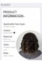Brown Black Bob Wig with Bangs, Short Hair Wig for Women, Curly Synthetic Natural Heat Resistant Fiber Wigs as Real Hair for Daily Wear, Party, Costume, Cosplay(30cm,Brown Black) - 3