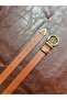 Learn Round Buckle Model Jacket Belt Dress Belt Trouser Belt - 3