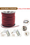 Suede Cord, 2.6mm 100 Yard Faux Leather String for Jewelry Bracelet Necklace Making Beading Thread DIY Crafts - 2