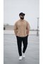 Men's Oversize Casual T-Shirt Acid Washed with Vintage Effect Painted Stone Effect - 4
