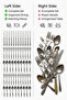 Premium Silver Plastic Cutlery Set, 60 Pieces Flatware Collection Includes 20 Spoons 20 Forks And 20 Knives, Reusable Dining Tableware Set For Home Kitchen Serving And Events - 8