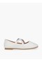 Girls Cross Strap Ballerina Shoes - 3