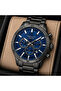 Men's Wristwatch Steel Band Smoked Color Function Calendar Gift Boxed - 2
