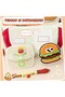 Pencil Case Cute Fast Food Large Capacity Soft Pencil Holder - Hamburger - 5