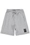 Basic Have Fun Printed Shorts for Ages 10-13 - Gray