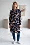 Women's Plus Size Long Viscose Shirt - 2