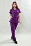 Premium Comfort Women's Purple Scrubs Surgical Set - 2