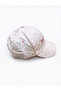 Girl's Mermaid Embroidered Patterned Hat - 2