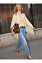 Original Shawl Detailed Embroidered Brode Cape Blouse - 2